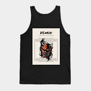 Demon & Black Fire Tank Top